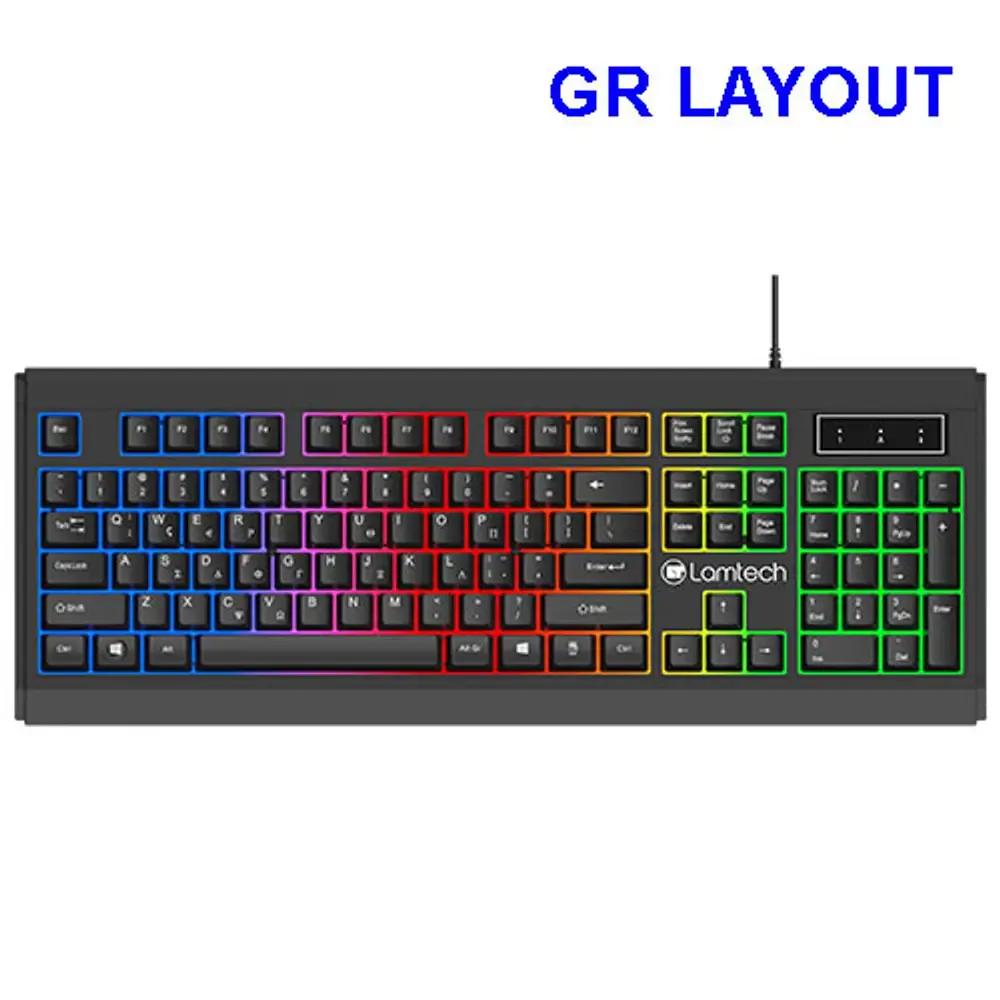 LAMTECH WIRED GR KEYBOARD WITH RAINBOW BACKLIGHT
