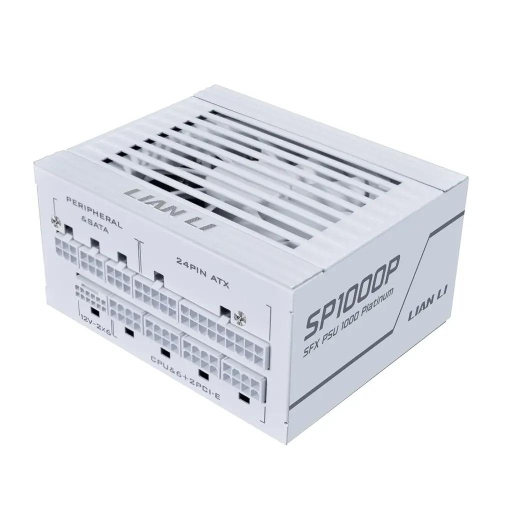 LIANLISP1000PWhite-1000W80PlatinumPSU-10YearsWarranty-12V-2x6-JapaneseCapacitors