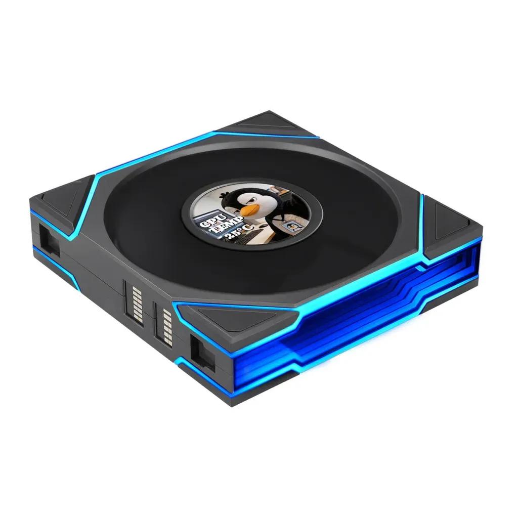 LIANLIUNIFANTLLCDFLEXReversalBlackWireless1201pcCaseFan-NoControllerIncluded