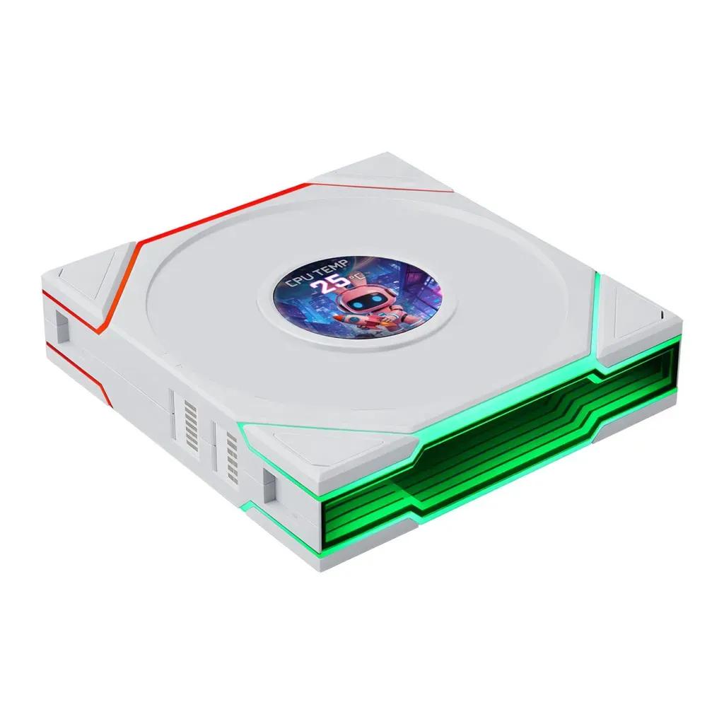 LIANLIUNIFANTLLCDFLEXReversalWhiteWireless1201pcCaseFan-NoControllerIncluded