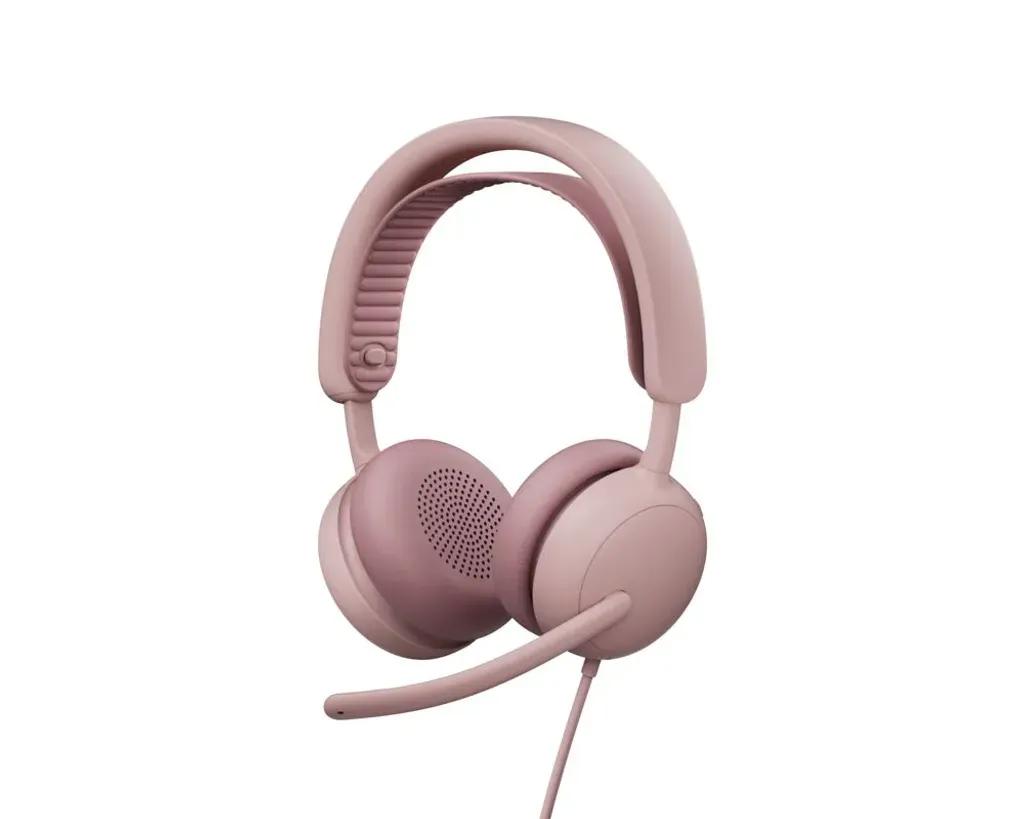 LOGITECHHeadsetWiredZone2ForBusinessUSBTypeCRose-TeamsVersion