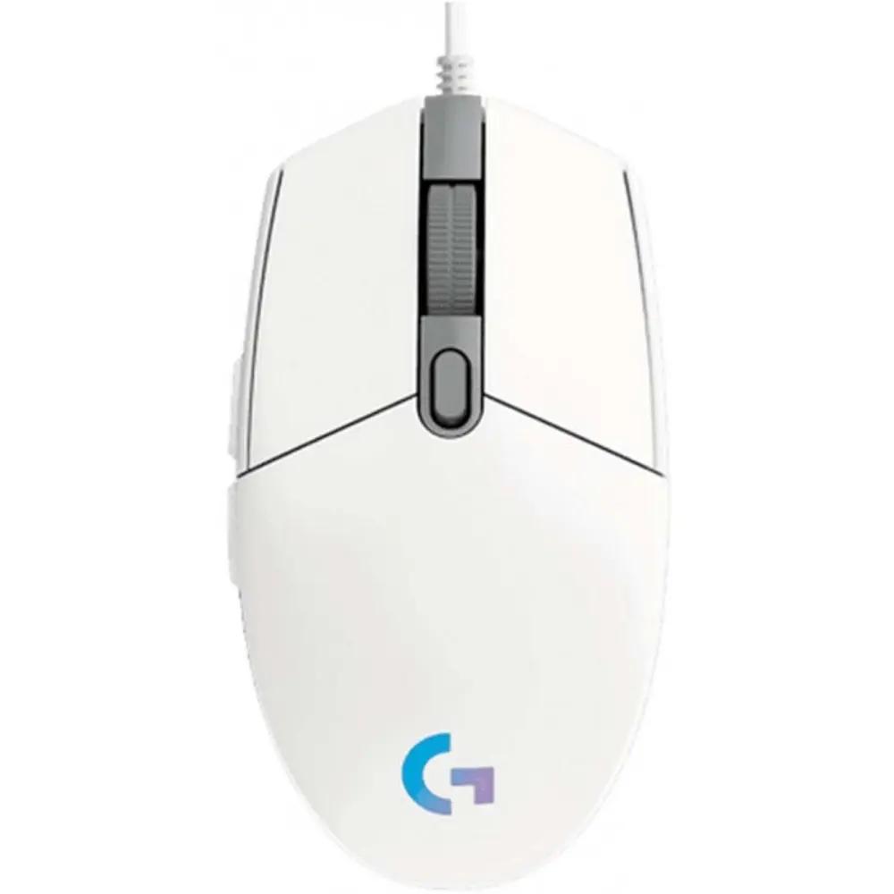 LOGITECH Mouse Gaming G102 Lightsync White_1.webp