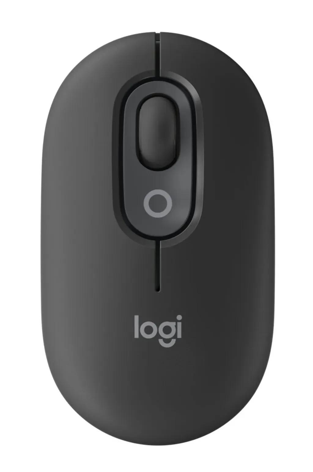 LOGITECHMousePOPWirelessWithEmojiButtonGraphite