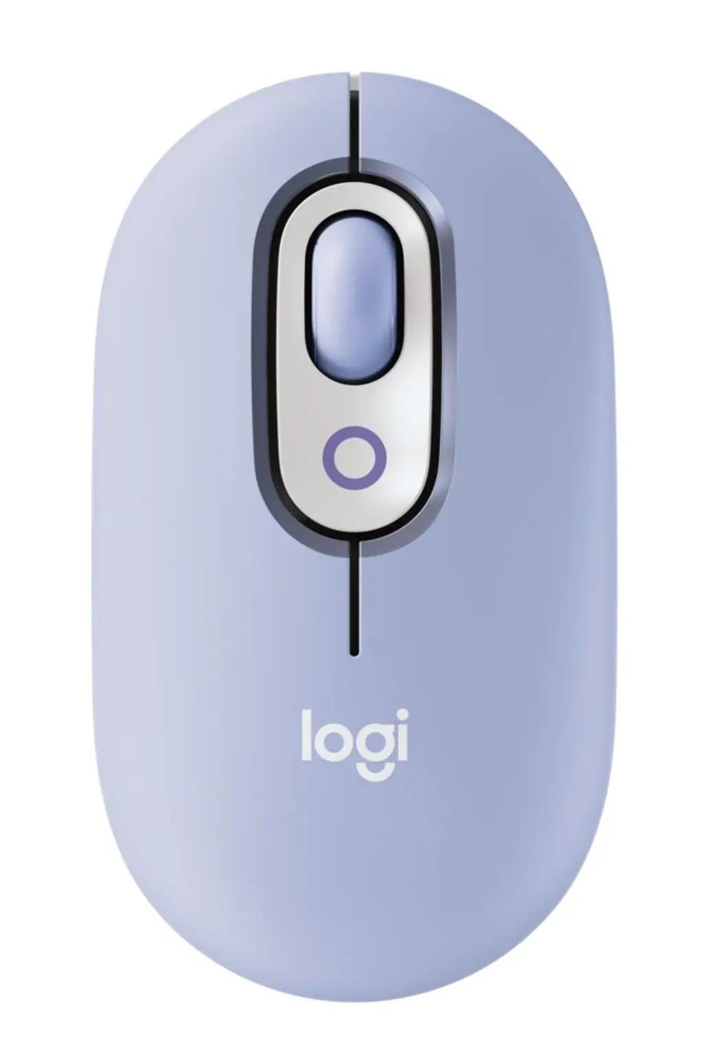 LOGITECHMousePOPWirelessWithEmojiButtonLilac