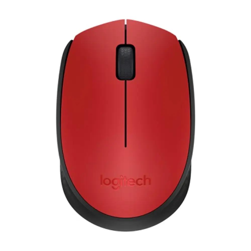 LOGITECH Mouse Wireless M171 Red_1.webp