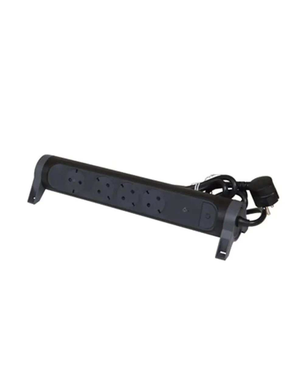 Legrand SurgeArrest 4 Outlets 1.5m Cable SPD Black_Grey Rotating_1.webp