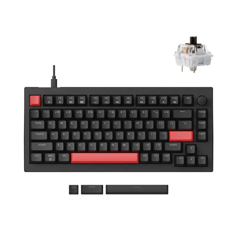 LemokeyX4QMKX4-A3WiredMechanicalKeyboard75BrownSwitchUSLayout