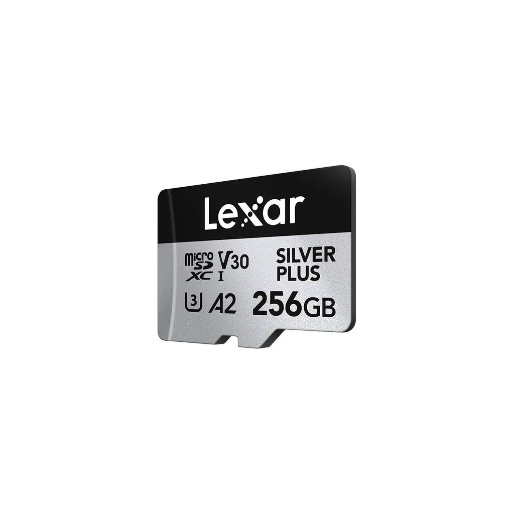 LexarSilverPlusmicroSDXC256GB-UHS-1U3-V30-A2