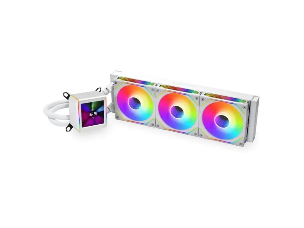 Lian Li Galahad II LCD 360 SL-Inf White - AIO GPU Liquid Cooler with ARGB INFINITY Fans_1.webp