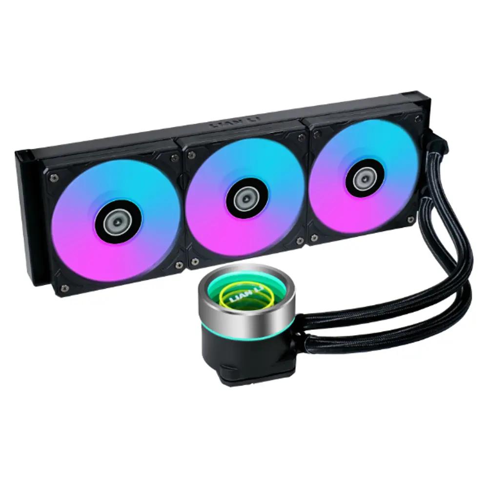 Lian Li Galahad II Trinity 360 Black - AIO GPU Liquid Cooler with ARGB Fans_1.webp