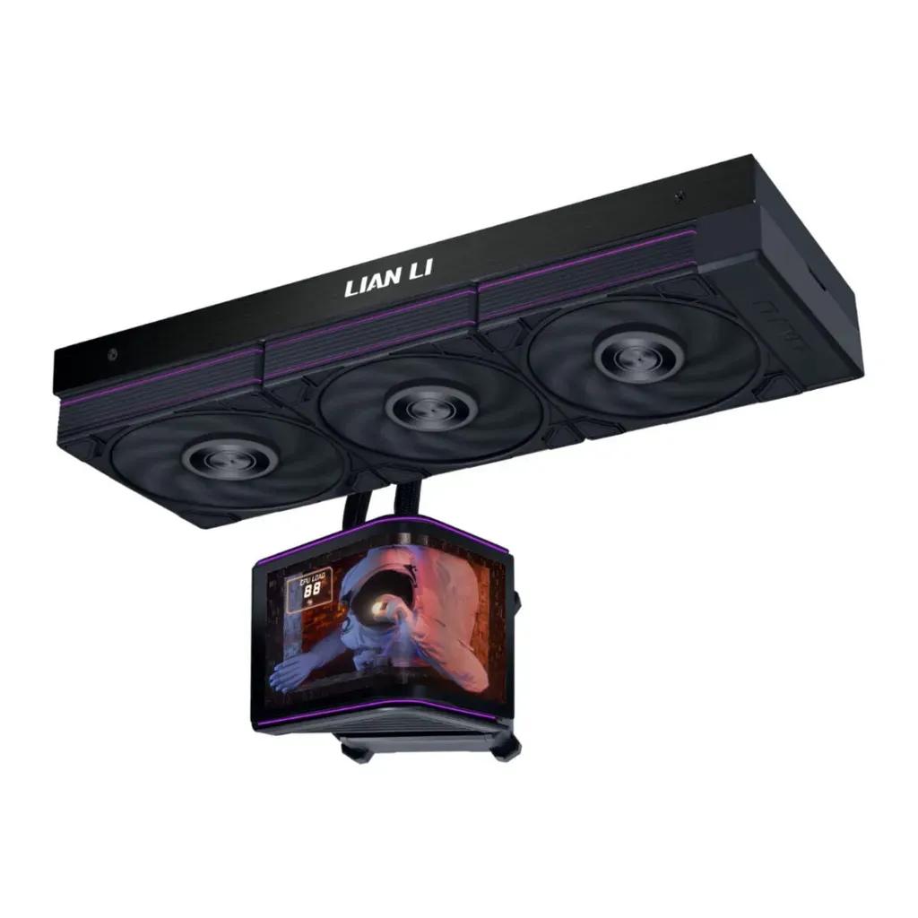 LianLiHydroShiftIIOLEDCurved360P28-360mmAIOWaterCooling-6.672Display-Black