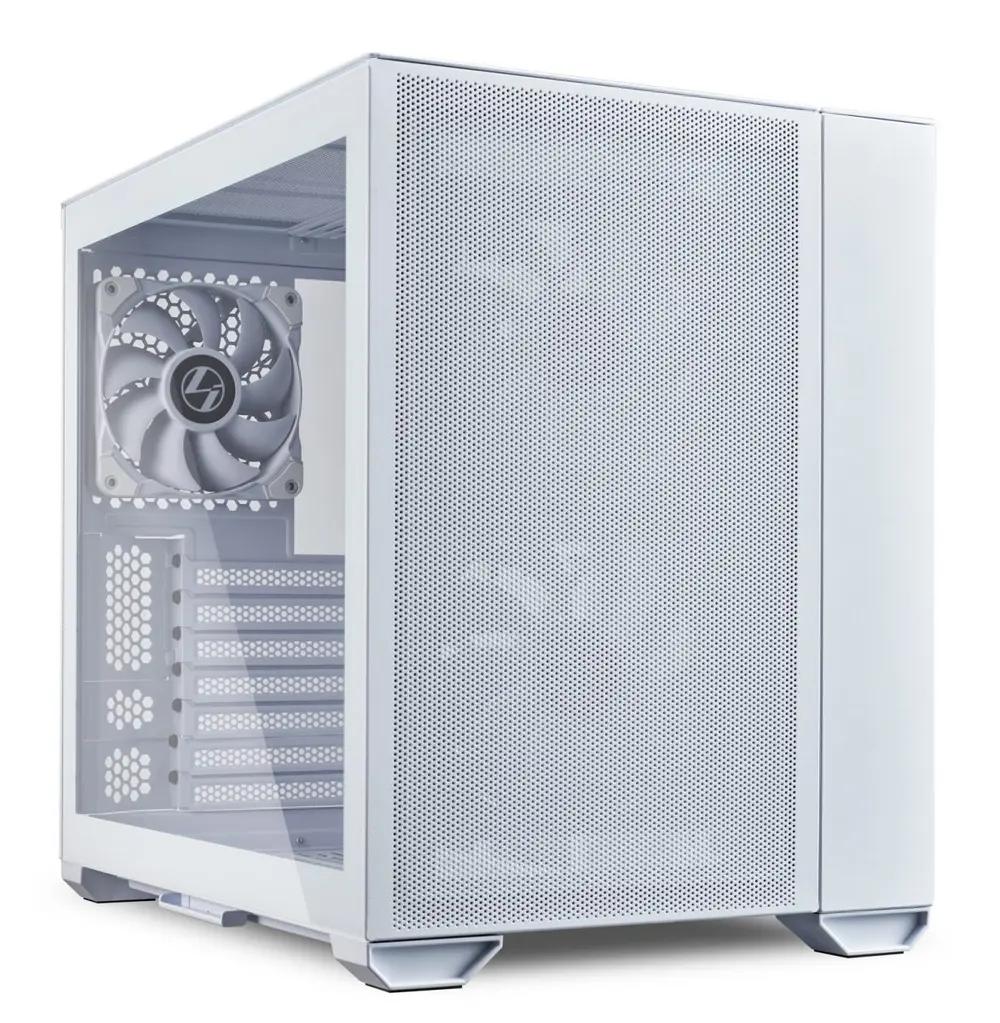 Lian Li O11 AIR MINI White PC Case ATX _ M-ATX with 3 standard Fans (front 120mmx2, rear 120mmx1) Me_1.webp