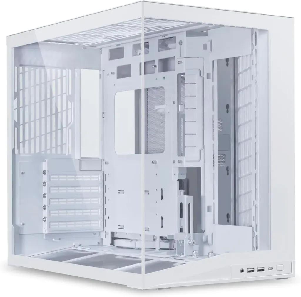 LianLiO11DMiniV2WHITE-ATXPCGAMINGCASE-IMPROVEDAIRFLOW-GPUSUPPORTBRACKET