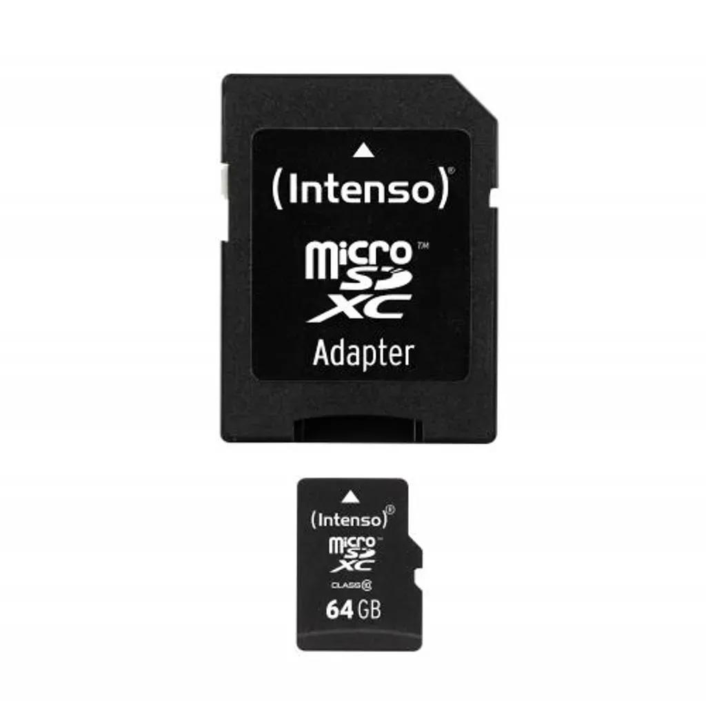 MicroSDCardIntenso64GBClass10Incl.Adaptor