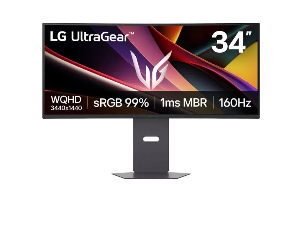MonitorLG34G600A-B34WQHD3440x1440Curved160HzVAHDR10FreeSyncPremiumTiltVESA