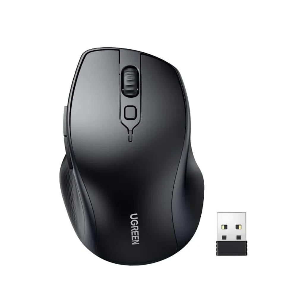 Mouse Wireless 2.4 GHz & Bluetooth UGREEN MU101 Black 90395_1.webp