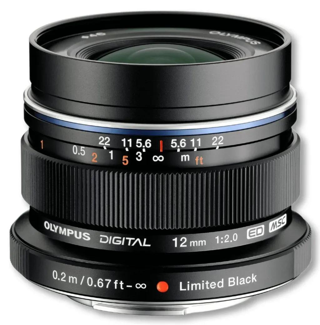Olympus12mm12.0BLACKM.ZUIKODIGITALEW-M1220LenseMicroFT