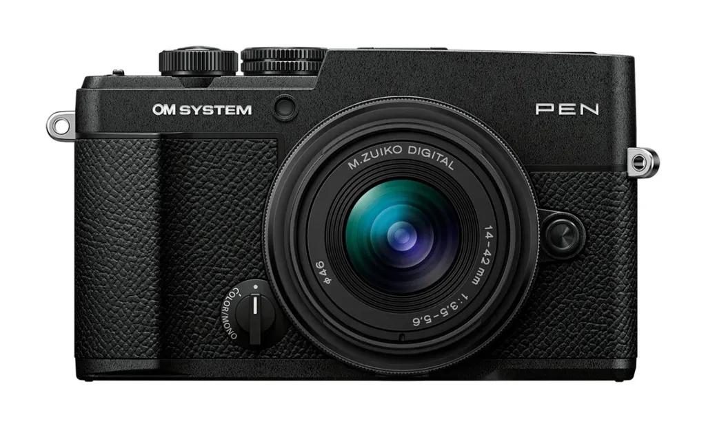 OlympusOM-SystemPENBodyblackM.ZuikoDigital14-42mmF3.5-5.6IIIblackBodycapBLS-7Li-io