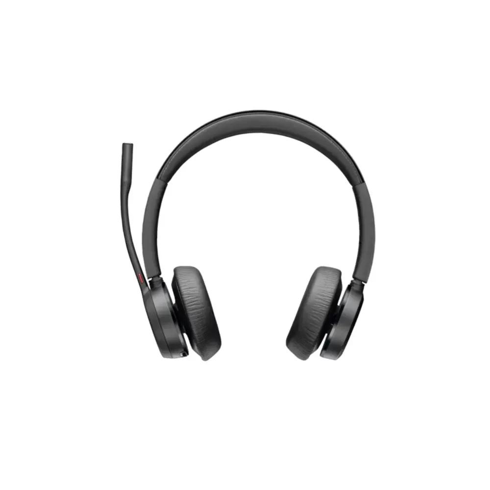 POLYVOYAGER4320-MMICROSOFTTEAMSCERTIFIEDHEADSETBT700DONGLECHARGINGSTAND