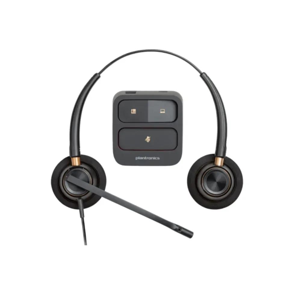POLY ENCOREPRO 520 WITH QUICK DISCONNECT BINAURAL HEADSET FOR EMEA-EURO