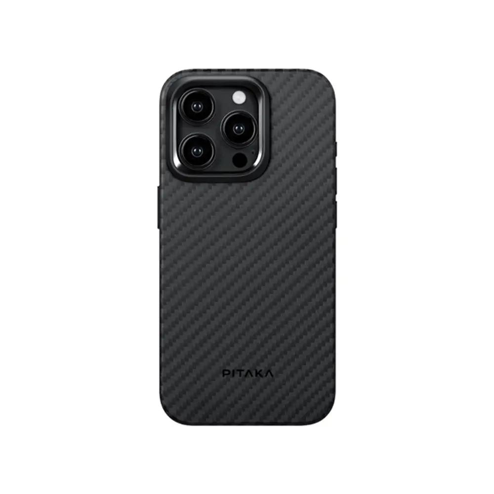 Pitaka MagEZ Case Pro 4 Apple iPhone 15 Pro Black _ Grey _ Twill (KI1501PP)_1.webp