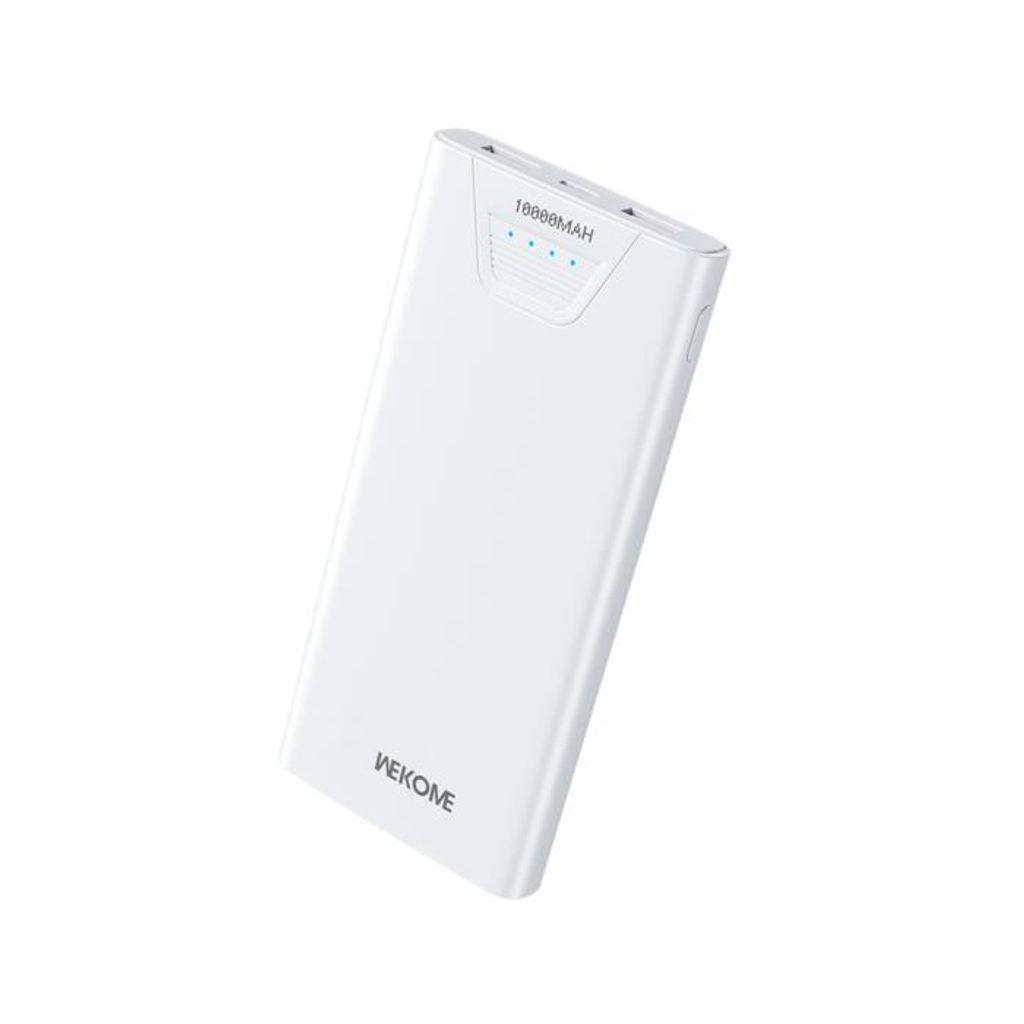 PowerBankWK10000mAh12WUSBx2WhiteWP-101