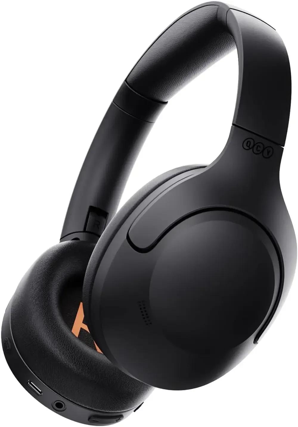 QCY H3 Lite Headset Black - ANC Noise Canceling 40mm drivers 68ms latency - 60h battery