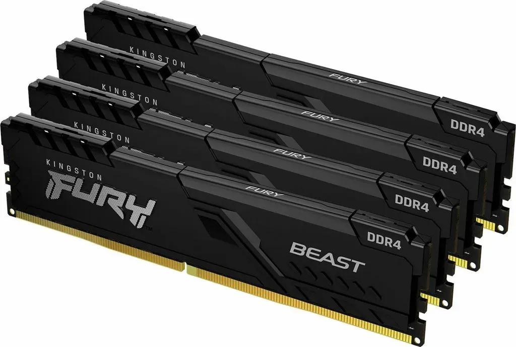 RAMKingstonFURYBeast64GB4X16GBDDR43200MHz1Gx8Desktop