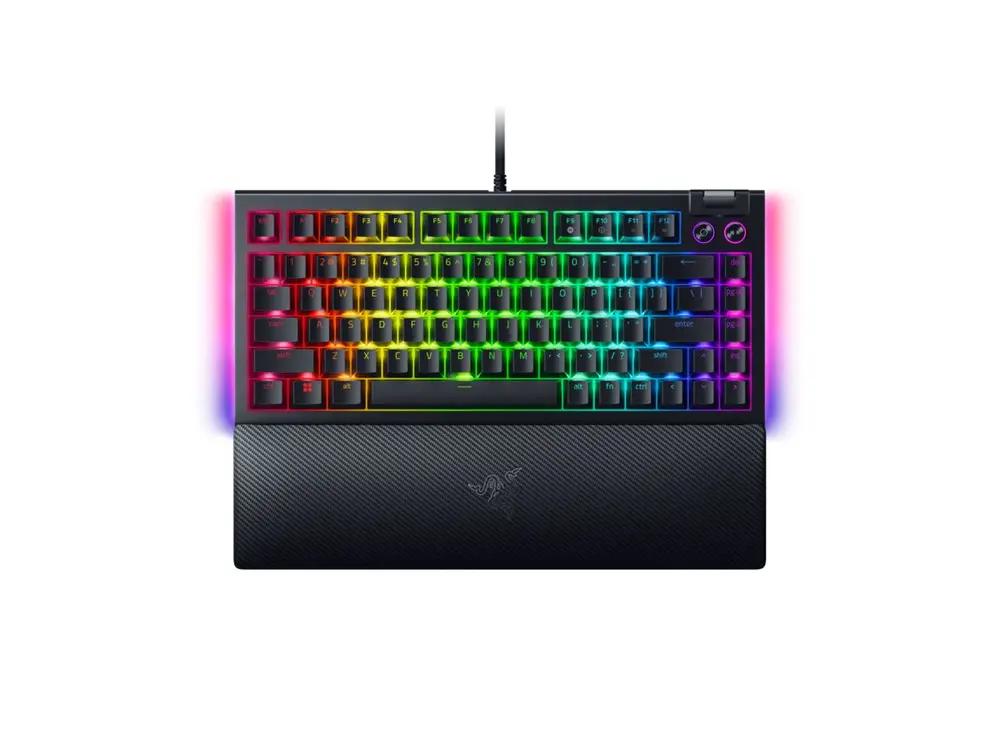 Razer BLACKWIDOW V4 75% - Mechanical RGB Gaming Keyboard - Hot-Swappable - Orange Tactile Switches_1.webp
