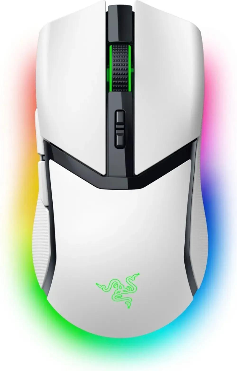 Razer COBRA PRO WHITE - Wireless Gaming Mouse - 30000 DPI - RGB UNDERGLOW - Bluetooth 2.4Ghz - 77g
