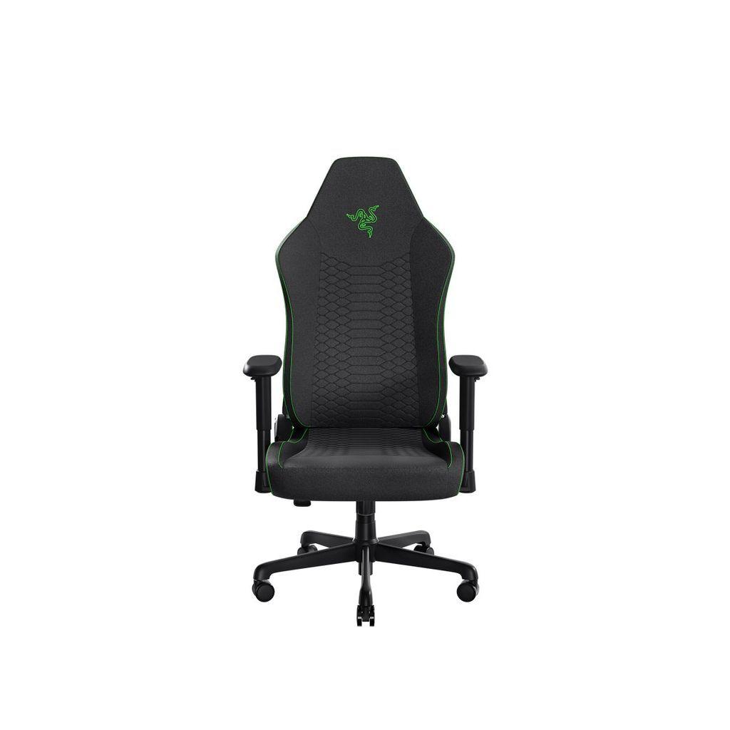 RazerISKURV2XBlackGamingChairLumbarCurvePlusFabric