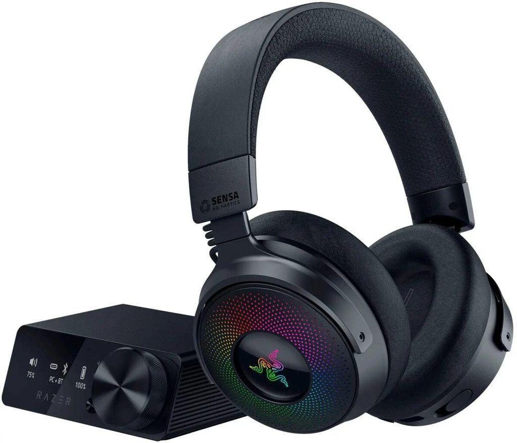 RazerKRAKENV4Pro-Wireless7.1RGBGamingHeadset-SoundCard-HapticFeedback-PCPS5PS4