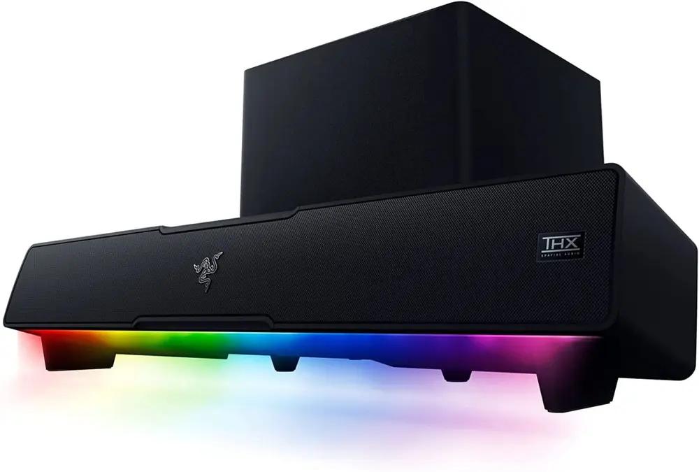Razer LEVIATHAN V2 - RGB Gaming Sound Bar - THX Spatial 7.1 Audio_1.webp