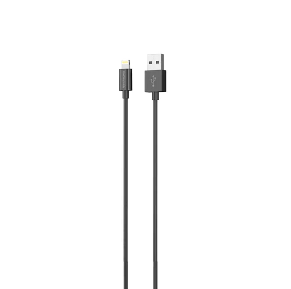 Riversong Cable USB to Lightning 3A Lotus 08 1.2m Black_1.webp