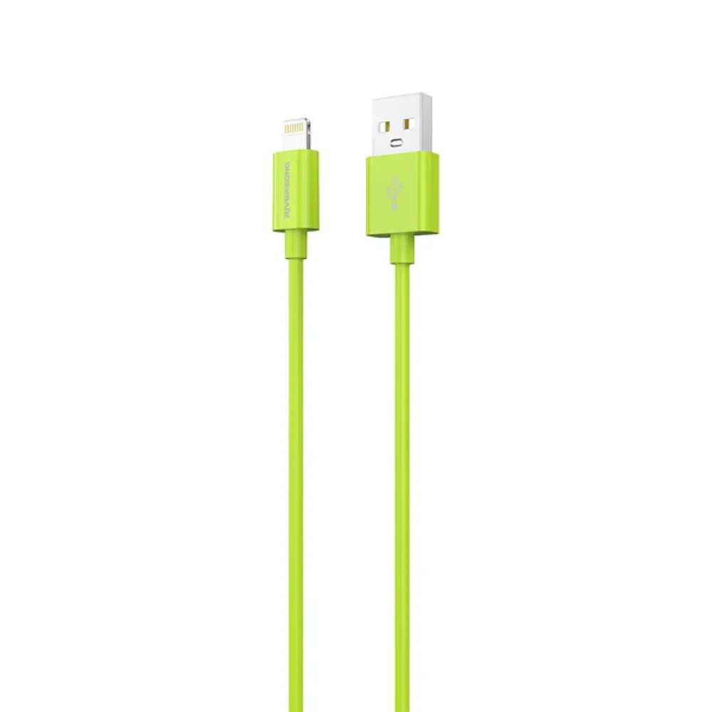 Riversong Cable USB to Lightning 3A Lotus 08 1.2m Green_1.webp