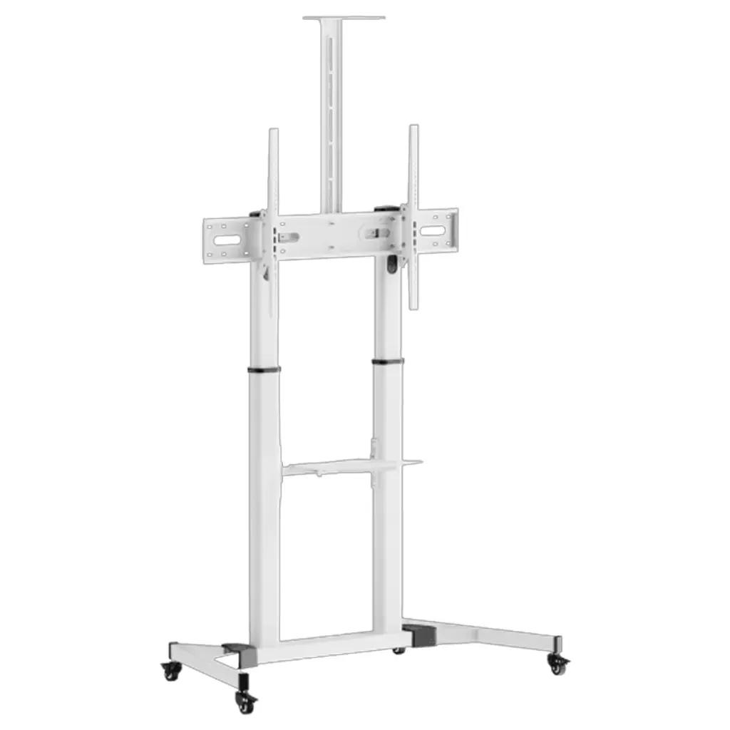 SBOXMOBILEFLOORSTAND60-100152-254cmVESA1000x600WHITE