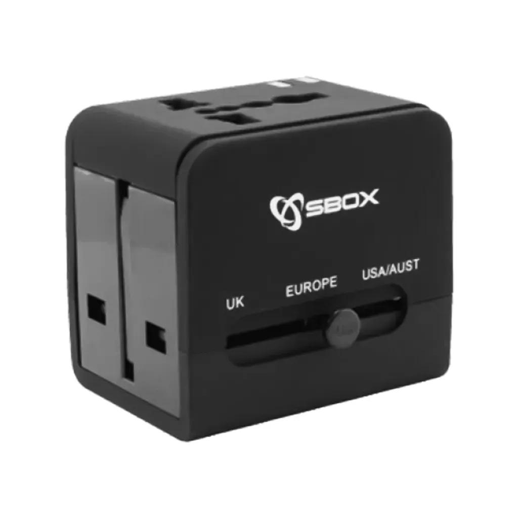 SBOXUNIVERSALTRAVELADAPTERUSBCHARGER