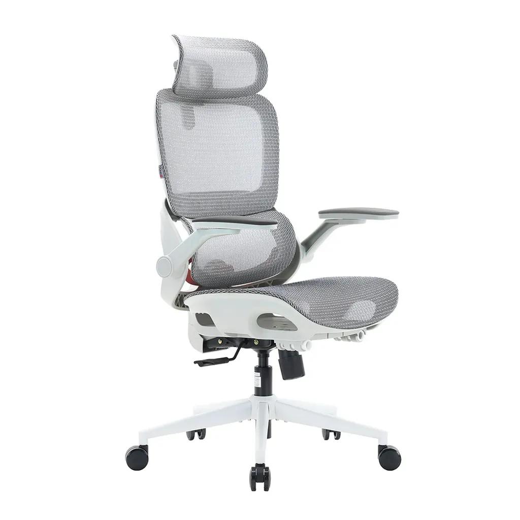 SIHOOERGONOMICCHAIRB100PROGREYWHITE