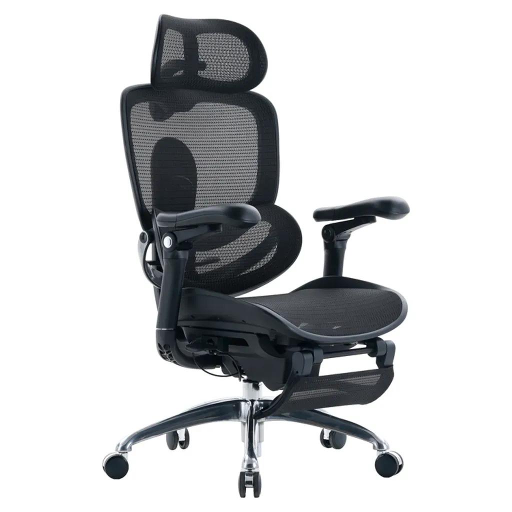 SIHOOERGONOMICCHAIRDOROC300PROV2BLACKwithFootrest