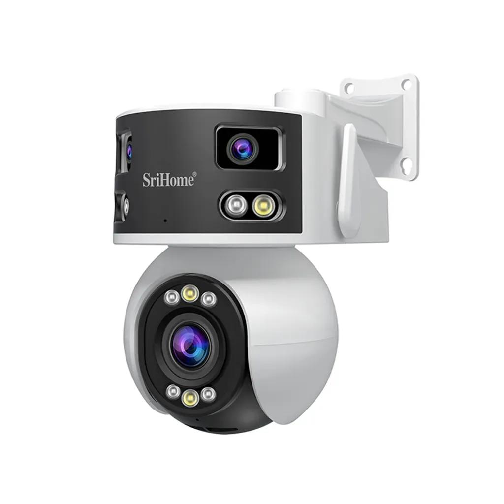 SRIHOME8MPHDMULTI-LENSSUPERWIDEANLGEPANORAMICPTZOUTDOORCAMERA