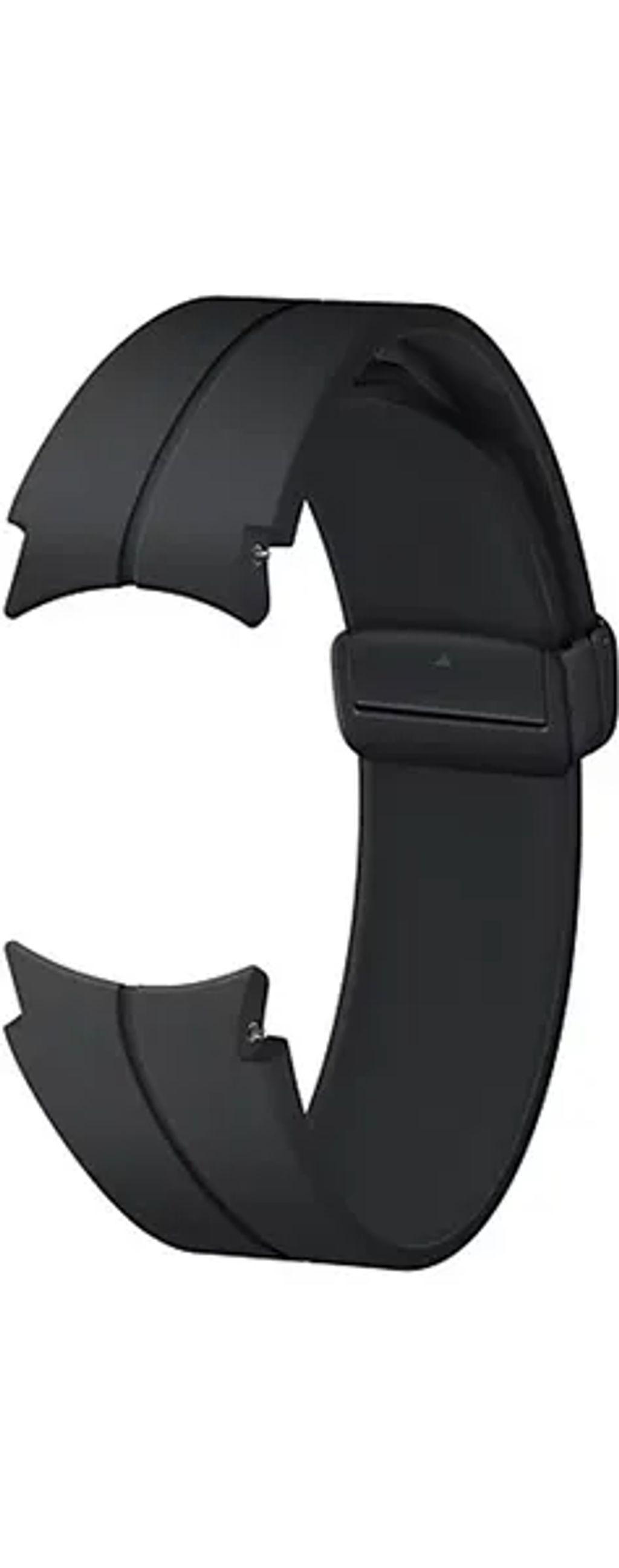 SamsungGalaxyWatch4Watch5StrapD-BuckleSportBlack20mm