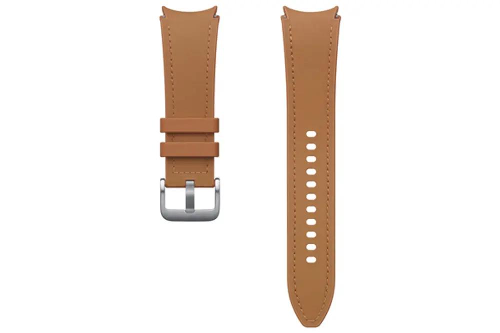 Samsung Galaxy Watch 5_6 Hybrid Eco Leather Band (M_L) Camel_1.webp
