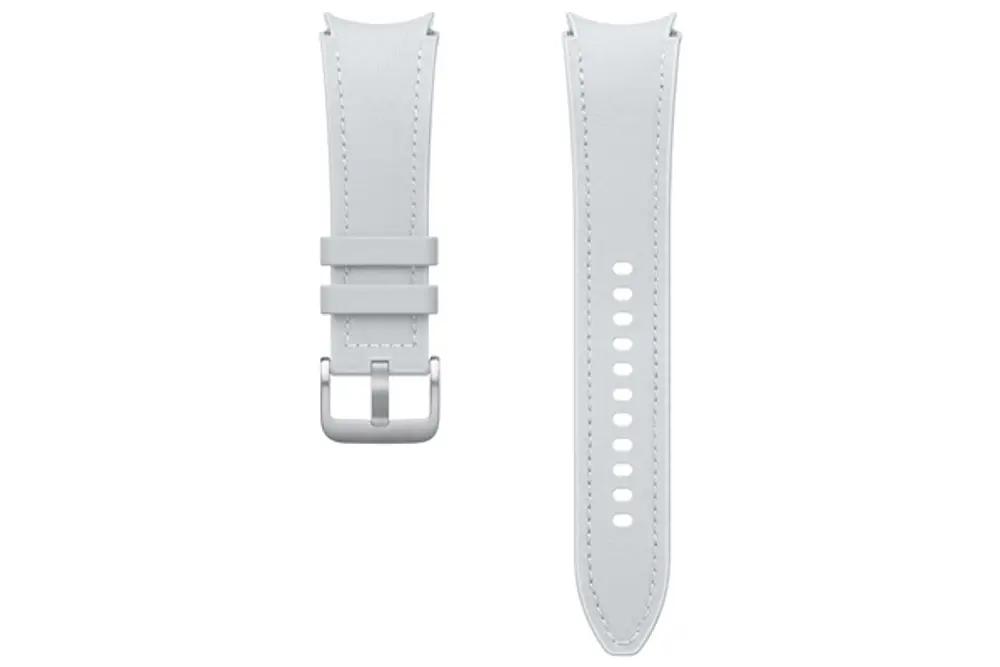 Samsung Galaxy Watch 5_6 Hybrid Eco Leather Band (M_L) Silver_1.webp