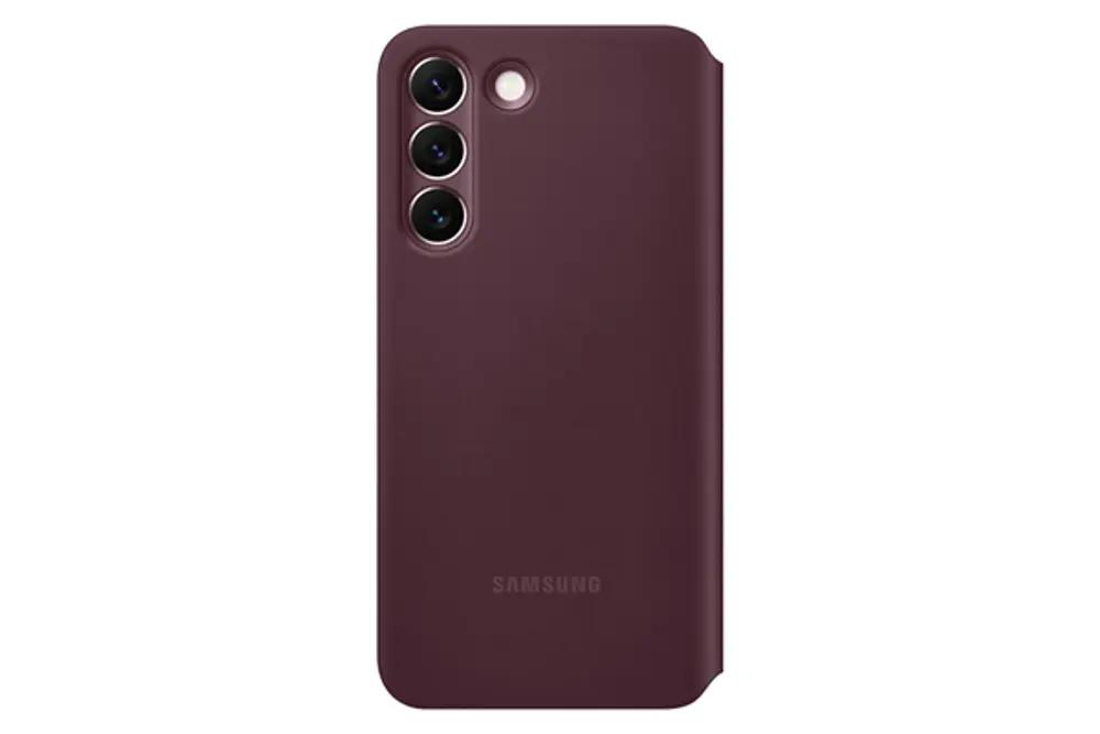 Samsung Smart Clear View Cover Galaxy S22 Burgundy_1.webp
