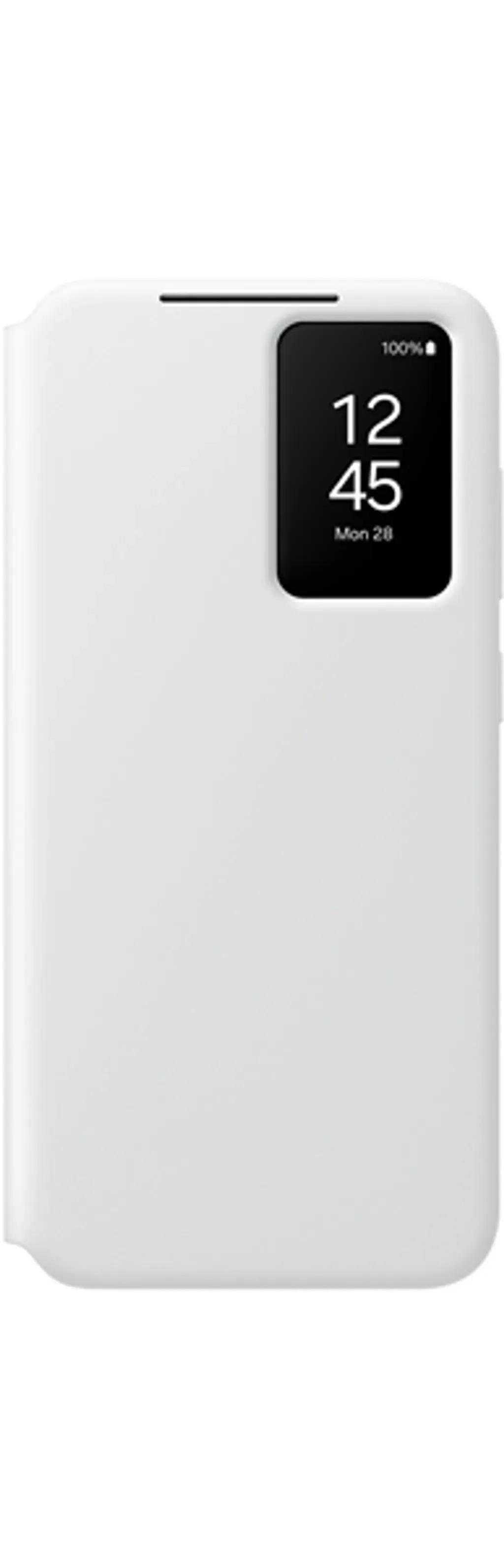 SamsungSmartViewWalletCaseGalaxyS24FEWhite