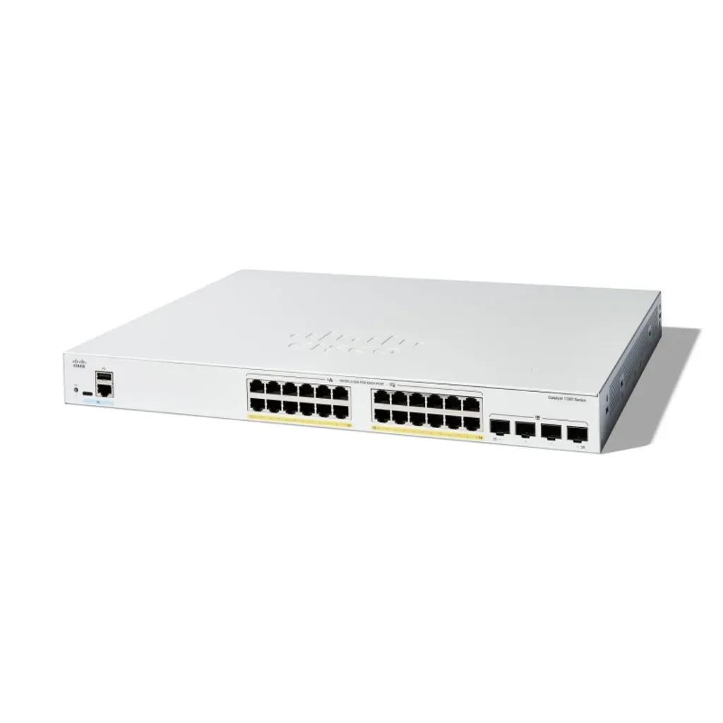 SwitchCiscoCatalyst130024-portGEFullPoE4x1GSFP