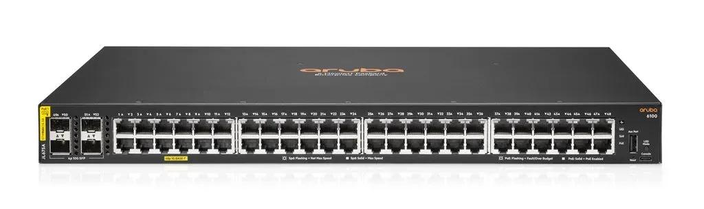 SwitchHPEArubaNetworkingCX610048GCL4POE370W4SFPJL675A