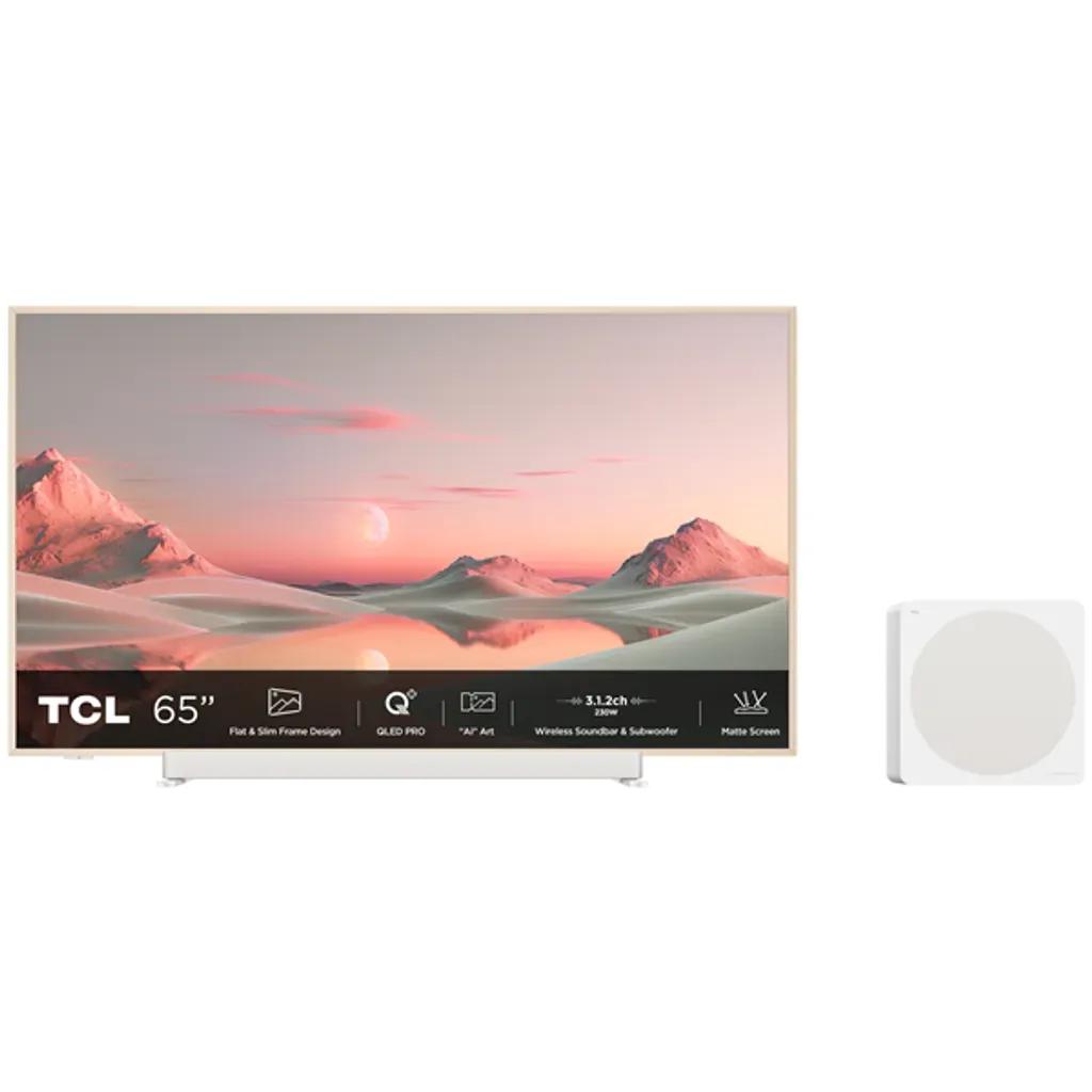 TCL65A300PRONXTVISIONPROQLEDTVwith3.1.2WirelessSoundBarandSubwoofer2024