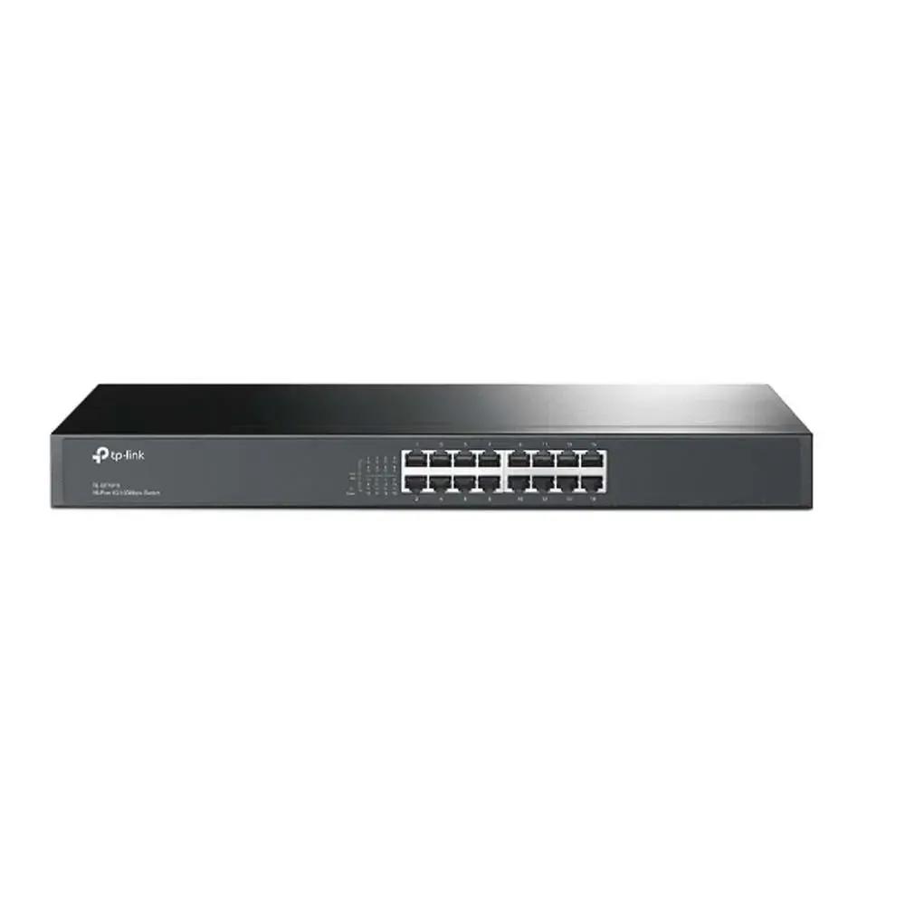 TP-LINK16Port10100MRJ45Ports1U19-inchRack-mountableSteelCaseTL-SF1016TPTL-SF1016