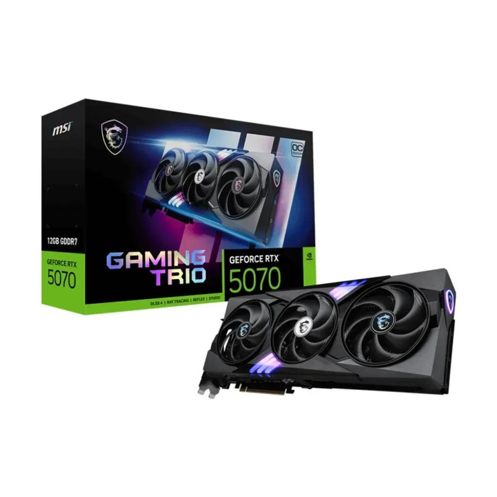 VGANvidiaMSIGeForceRTX5070GamingTrioOC12GBGDDR7192bit